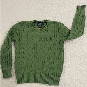 Polo by Ralph Lauren Men's Green Crewneck Sweater